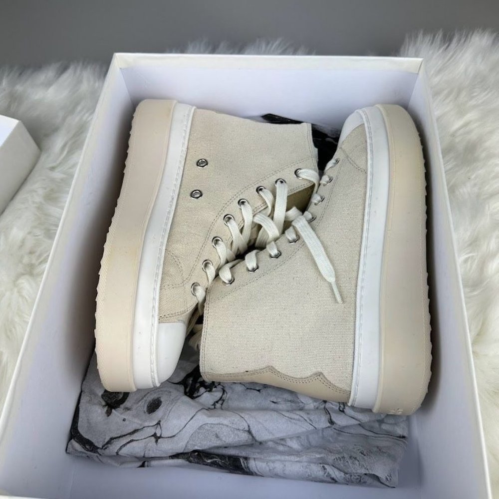 Isabel Marant Austen High Sneaker in Ecru - Picture 2 of 6